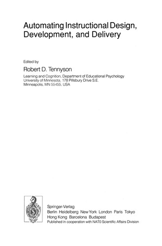 Automating Instructional Design, Development, and Delivery