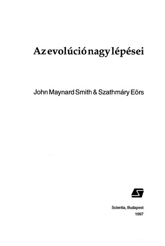 Az evolúció nagy lépései