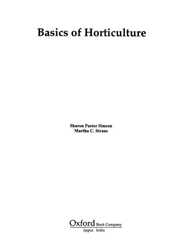 Basics of Horticulture