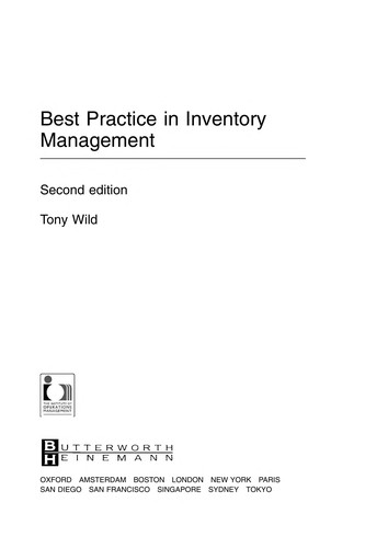 Best practice in inventory management