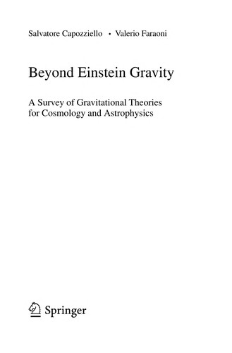 Beyond Einstein Gravity