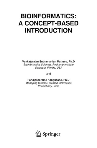 Bioinformatics: A Concept-Based Introduction