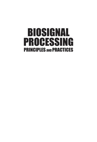 Biosignal processing