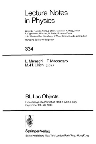BL Lac Objects