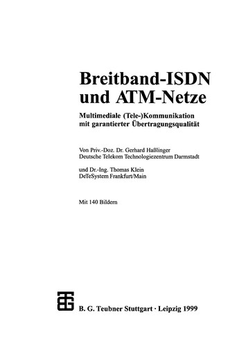 Breitband-ISDN und ATM-Netze