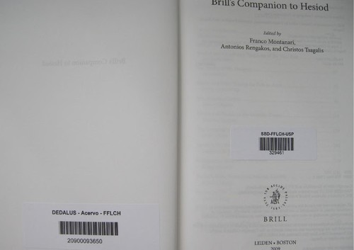 Brill's Companion to Hesiod