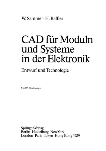 CAD für Moduln und Systeme in der Elektronik