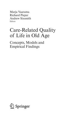 Care-Related Quality of Life in Old Age