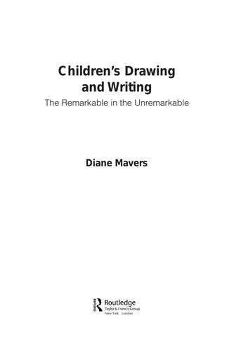 Children's drawing and writing