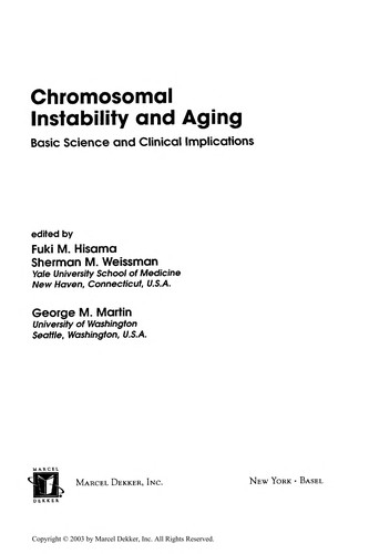 Chromosomal instability and aging