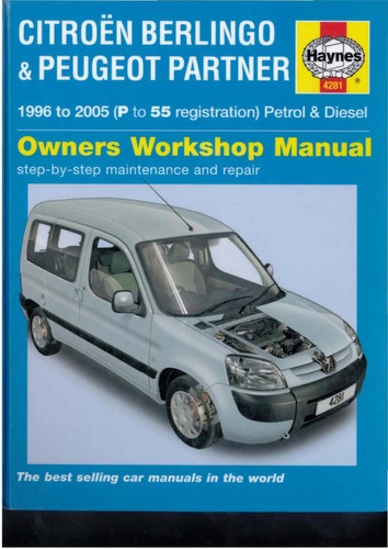 Citroën Berlingo & Peugeot Partner (96-08)