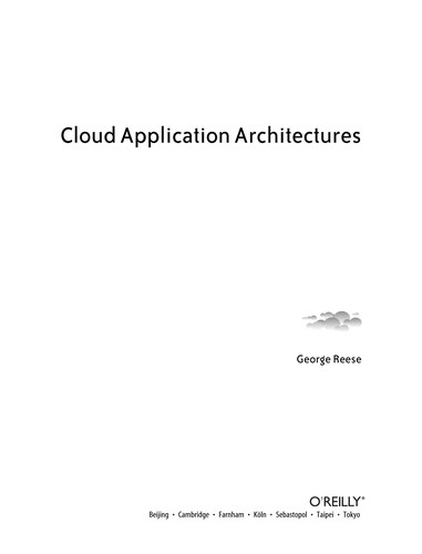 Cloud Application Architectures