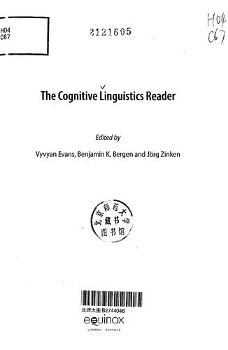 The cognitive linguistics reader