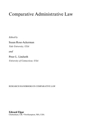 Comparative Administrative Law