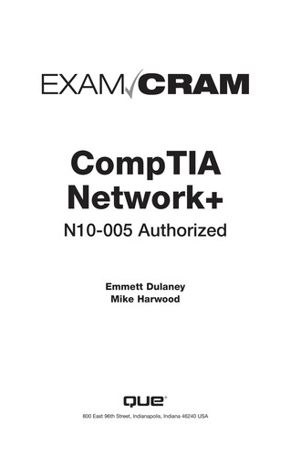 CompTIA Network+ N10-005 Authorized Exam Cram