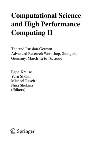 Computational science and high performance computing II