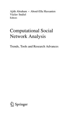 Computational Social Network Analysis