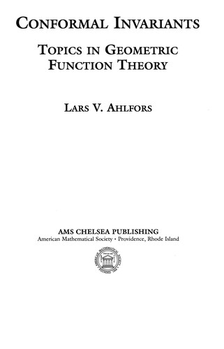 Conformal invariants