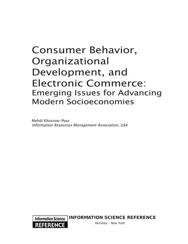 Consumer Behavior, Organizational Development and Electronic Commerce