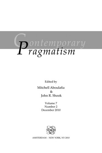 Contemporary Pragmatism