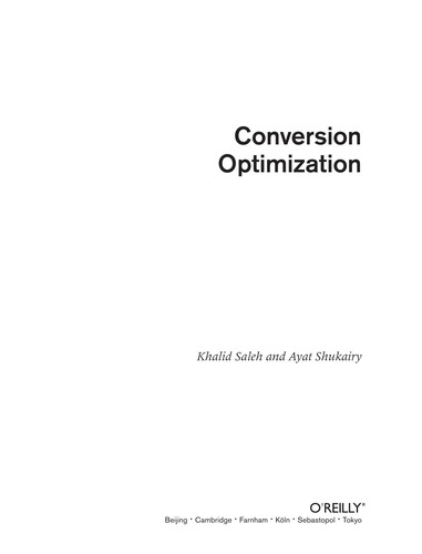 Conversion Optimization