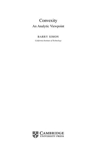 Convexity