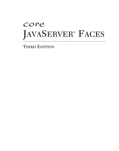 Core JavaServer Faces