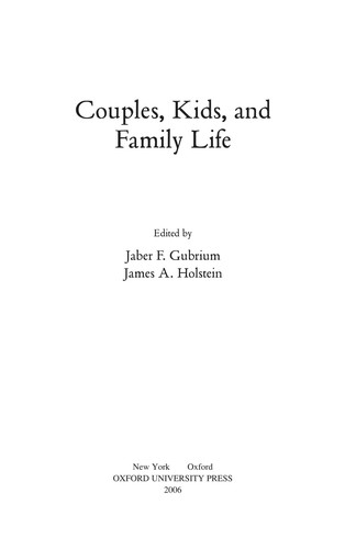 Couples, kids, and family life