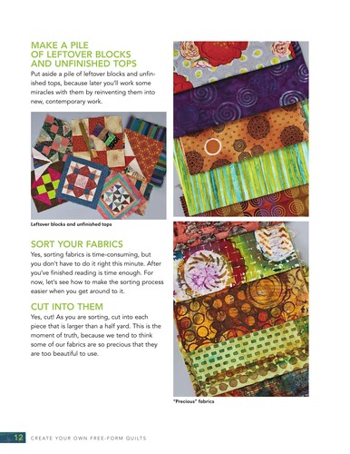 Create your own free-form quilts