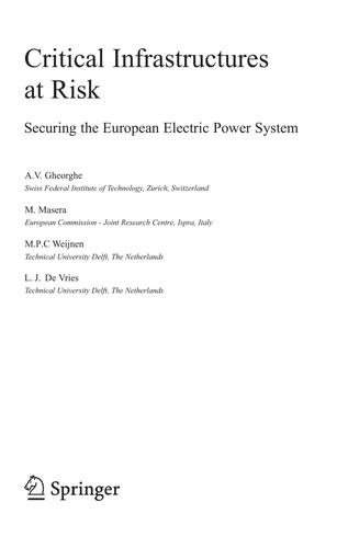 Critical Infrastructures at Risk