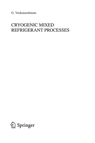 Cryogenic Mixed Refrigerant Processes