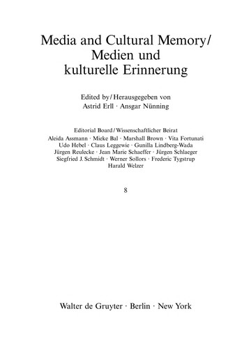 Cultural Memory Studies