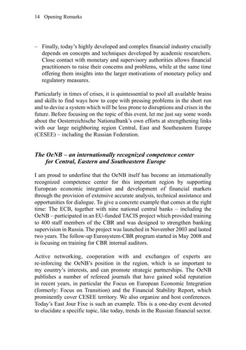 Current Trends in the Russian Financial System