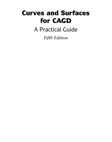 Curves and Surfaces for CAGD