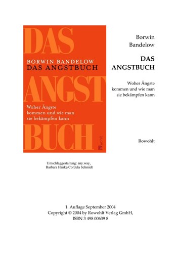Das Angstbuch