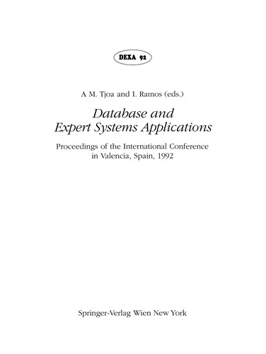 Database and Expert Systems Applications