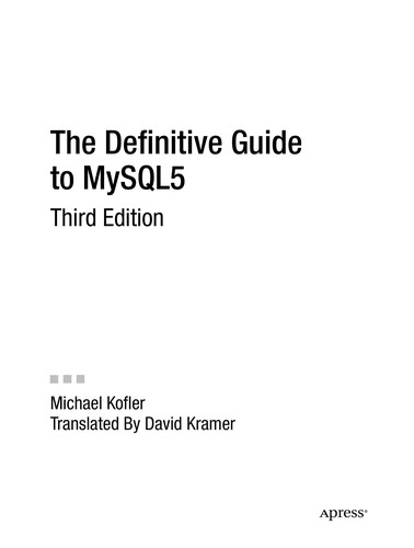The definitive guide to MySQL 5