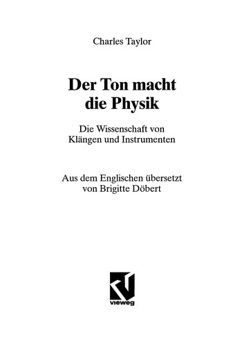 Der Ton macht die Physik