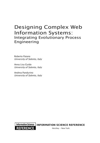 Designing Complex Web Information Systems