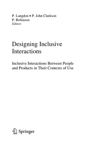 Designing Inclusive Interactions