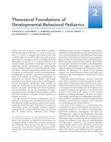 Developmental-Behavioral Pediatrics
