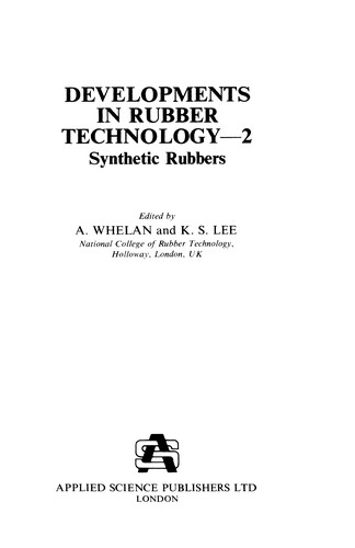 Developments in Rubber Technology-2