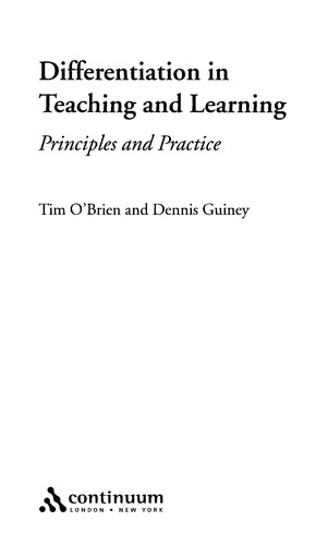 Differentiation in Teaching and Learning