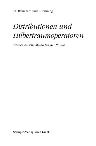 Distributionen und Hilbertraumoperatoren