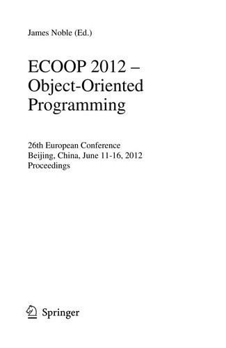 ECOOP 2012 – Object-Oriented Programming