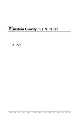 Gravity in a Nutshell