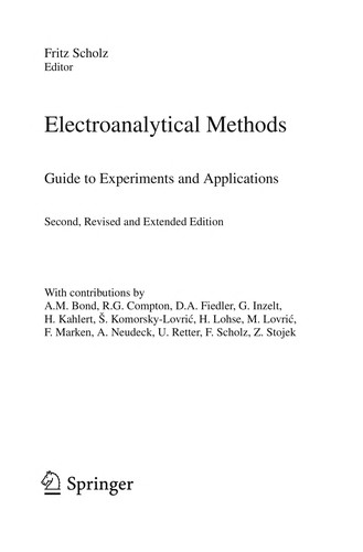 Electroanalytical Methods