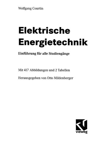 Elektrische Energietechnik