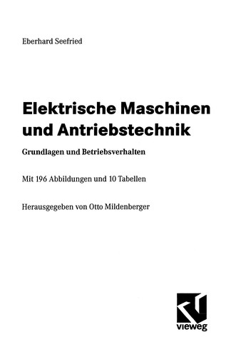 Elektrische Maschinen und Antriebstechnik