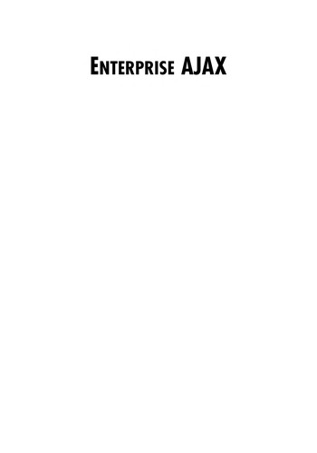 Enterprise AJAX